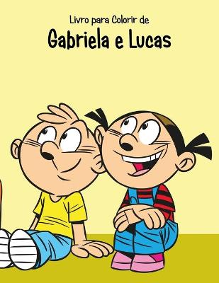 Book cover for Livro para Colorir de Gabriela e Lucas 2