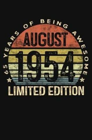 Cover of August 1954 Limited Edition 65 Years of Being Awesome