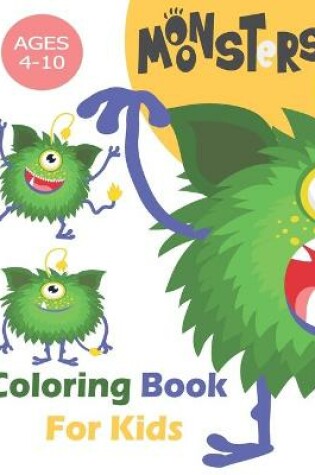 Cover of Monsters Coloring Book for Kids