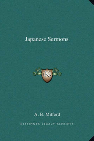 Cover of Japanese Sermons