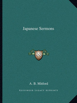 Book cover for Japanese Sermons