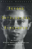 Cover of Beyond Ontological Blackness