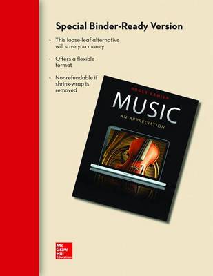 Cover of Looseleaf for Music with Connect Access Card