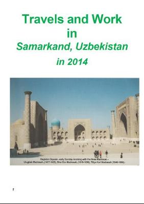 Book cover for Travels and work in Samarkand, Uzbekistan