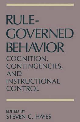 Book cover for Rule-Governed Behavior