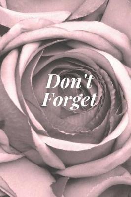 Book cover for Don't Forget Task List