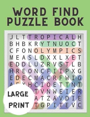 Book cover for Word Find Puzzle Book