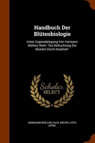 Cover of Handbuch Der Blütenbiologie