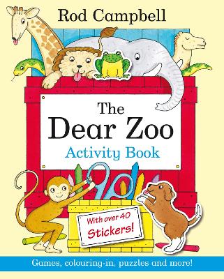 Book cover for Dear Zoo Activity Book