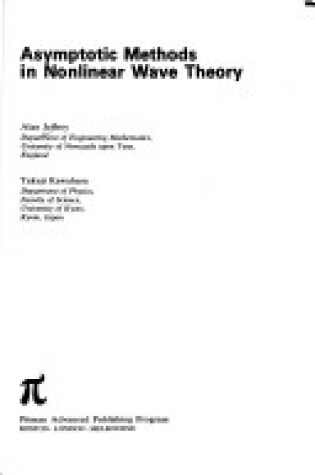 Cover of Asymptotic Methods of Nonlinear Wave Theory