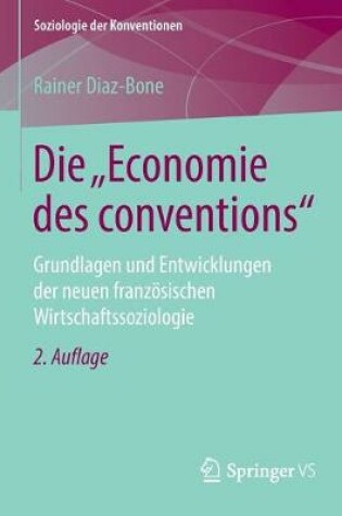 Cover of Die "Economie des conventions"