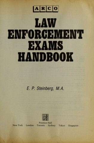 Cover of Law Enforcement Exams Handbook