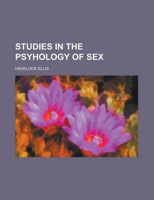 Book cover for Studies in the Psyhology of Sex