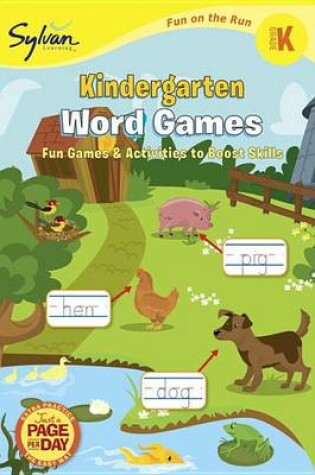 Cover of Kindergarten Word Games (Sylvan Fun On The Run Series)