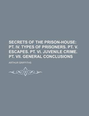 Book cover for Secrets of the Prison-House (Volume 2); PT. IV. Types of Prisoners. PT. V. Escapes. PT. VI. Juvenile Crime. PT. VII. General Conclusions