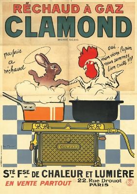 Book cover for Carnet Blanc, Affiche R�chaud � Gaz Clamond