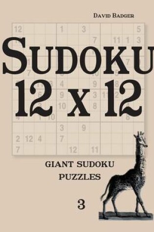 Cover of Sudoku 12 x 12