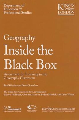 Cover of Geography Inside the Black Box