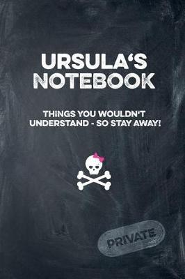 Book cover for Ursula's Notebook Things You Wouldn't Understand So Stay Away! Private