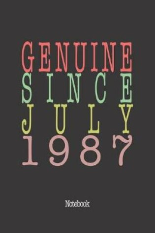 Cover of Genuine Since July 1987