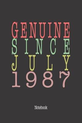 Book cover for Genuine Since July 1987