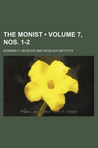 Cover of The Monist (Volume 7, Nos. 1-2)