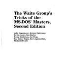 Book cover for The Tricks of Ms-DOS Masters (Twg)