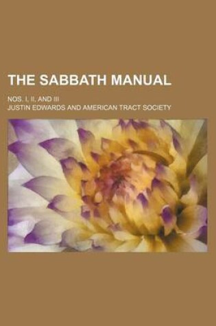 Cover of The Sabbath Manual; Nos. I, II, and III