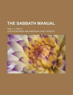 Book cover for The Sabbath Manual; Nos. I, II, and III