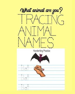 Book cover for What Animal are You? Tracing Animal Names