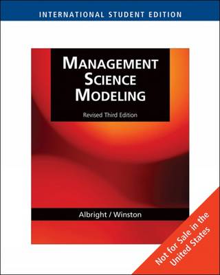 Book cover for Management Science Modeling