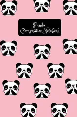 Cover of Panda Composition Notebook