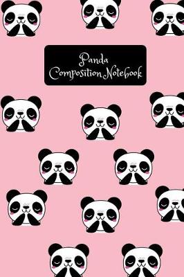 Book cover for Panda Composition Notebook