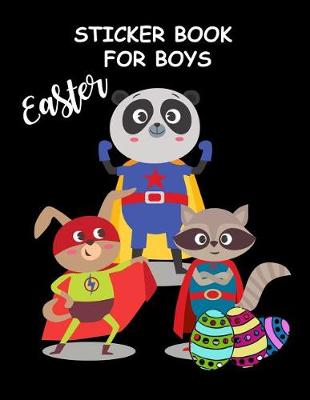 Book cover for Easter Sticker Book for Boys
