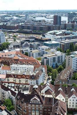 Book cover for An Aerial View of the Beautiful City of Hamburg, Germany