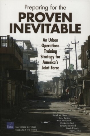 Cover of Preparing for the Proven Inevitable