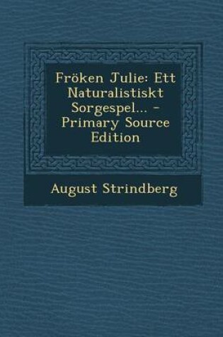 Cover of Froken Julie