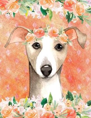 Book cover for My Big Fat Journal Notebook For Dog Lovers Italian Greyhound In Flowers 5