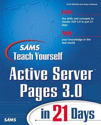 Book cover for Sams Teach Yourself Active Server Pages 3.0 in 21 Days