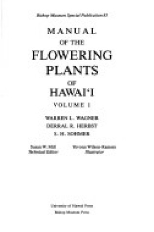 Cover of Manual of the Flowering Plants of Hawaii