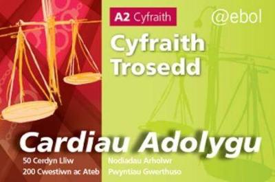 Book cover for Cardiau Adolygu'r Gyfraith - Cyfraith Trosedd