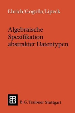 Cover of Algebraische Spezifikation Abstrakter Datentypen