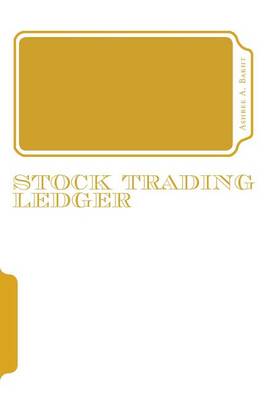 Book cover for Stock Trading Ledger (White)