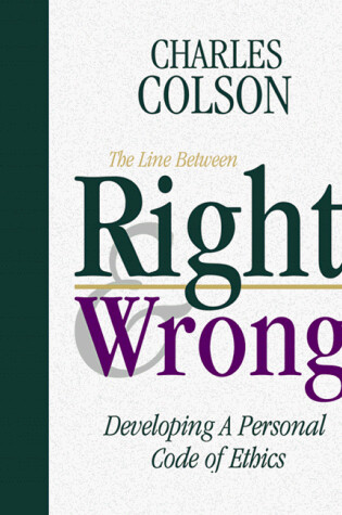 Cover of Line Between Right and Wrong