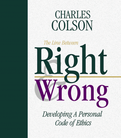 Book cover for Line Between Right and Wrong