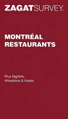Cover of Zagat Montreal Restaurants