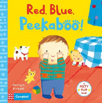 Book cover for Red, Blue, Peekaboo