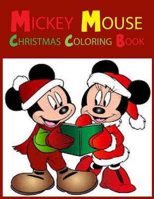 Book cover for Mickey Mouse Christmas Coloring Book