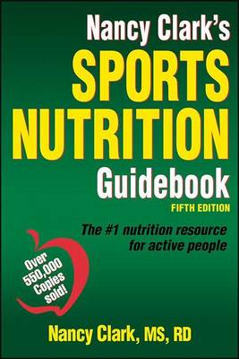 Book cover for Nancy Clark's Sports Nutrition Guidebook, 5e