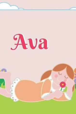 Cover of Ava Personalized Sketchbook Journal Notebook